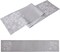 Christmas Table Runner 90 Inch Extra Long, Silver Grey Snowflake Xmas Holiday Tabletop Decor, Embroidery Table Centerpieces with Sequins and Diamonds, Glittering Winter Home Decorations